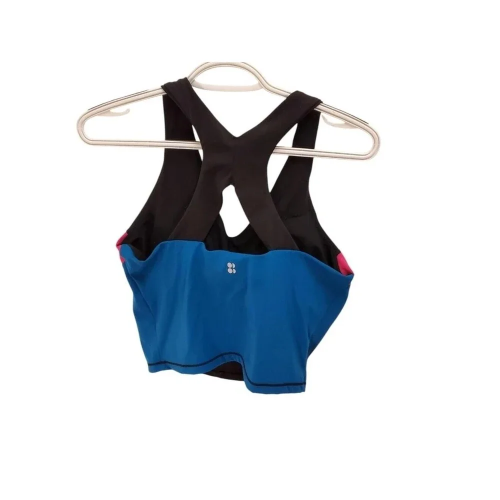 Sweaty Betty Workout Tank Top Racerback Colorblock Athletic Activewear L